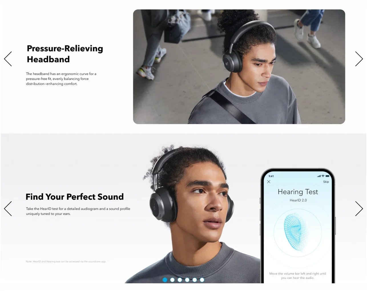 Original Soundcore Space One Pro Adaptive Active Noise Cancelling Headphones Driven by 6 Mics Super Foldable Design Hi-Res A3062