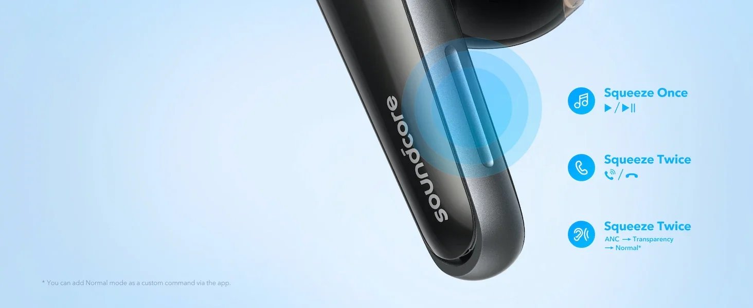 Original Soundcore Liberty 4 True Wireless Stereo TWS Bluetooth Earphones Equipped with ACAA 3.0 LDAC Hi-Res Active Noise Cancel