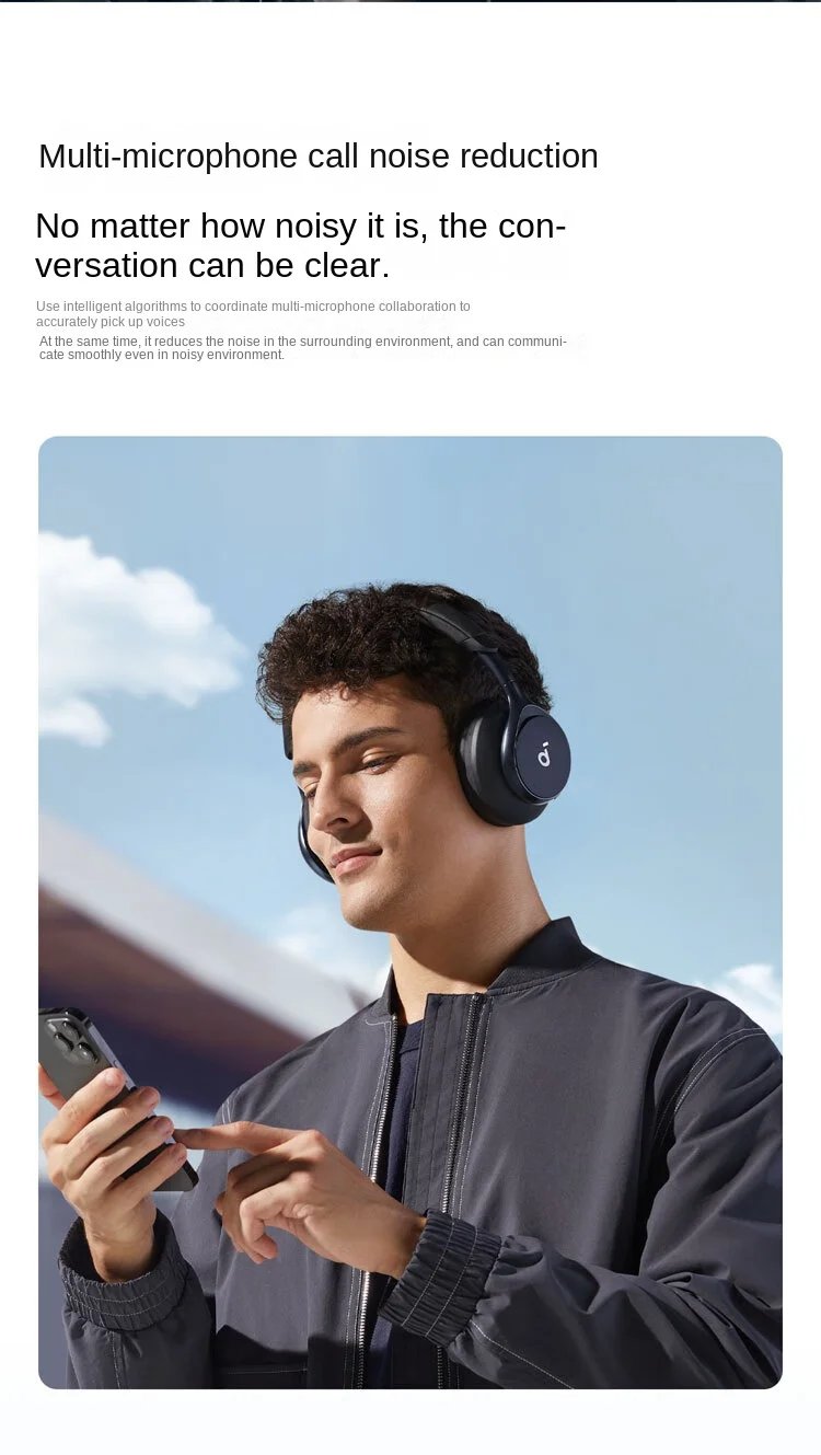 Anker SoundCore Space One /Hires/LDAC/Bluetooth Wireless Active Noise Reduction Earphones