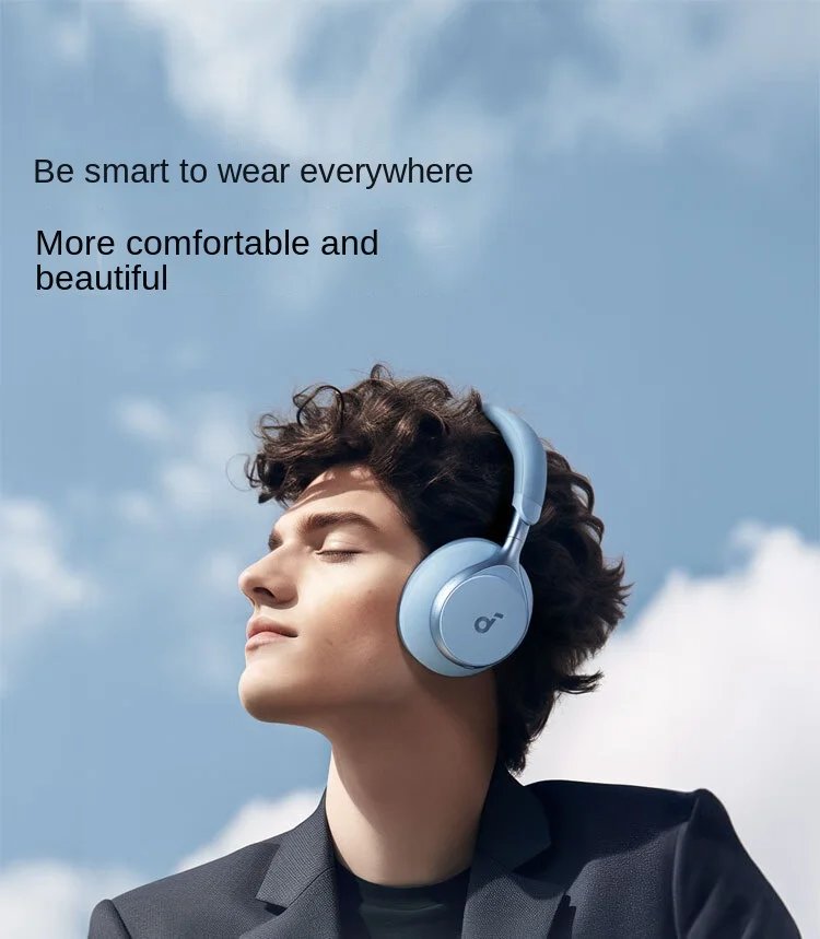 Anker SoundCore Space One /Hires/LDAC/Bluetooth Wireless Active Noise Reduction Earphones