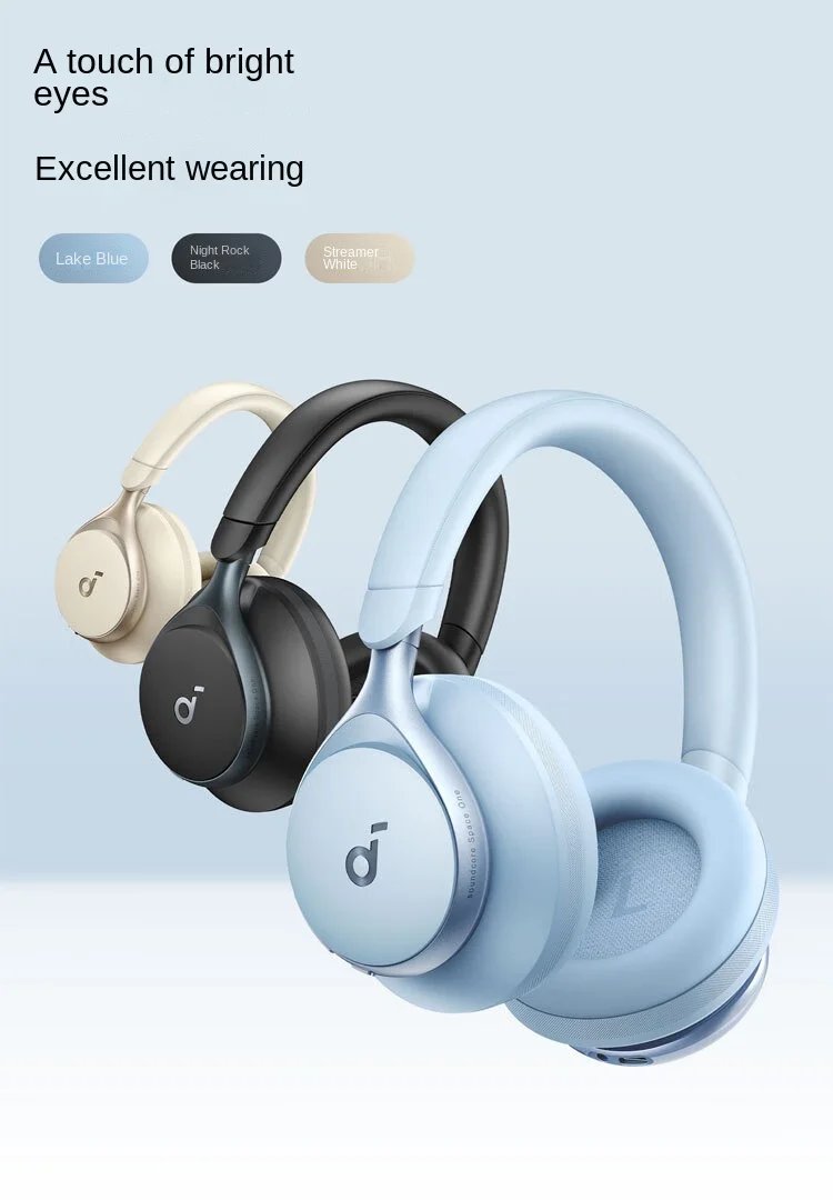 Anker SoundCore Space One /Hires/LDAC/Bluetooth Wireless Active Noise Reduction Earphones