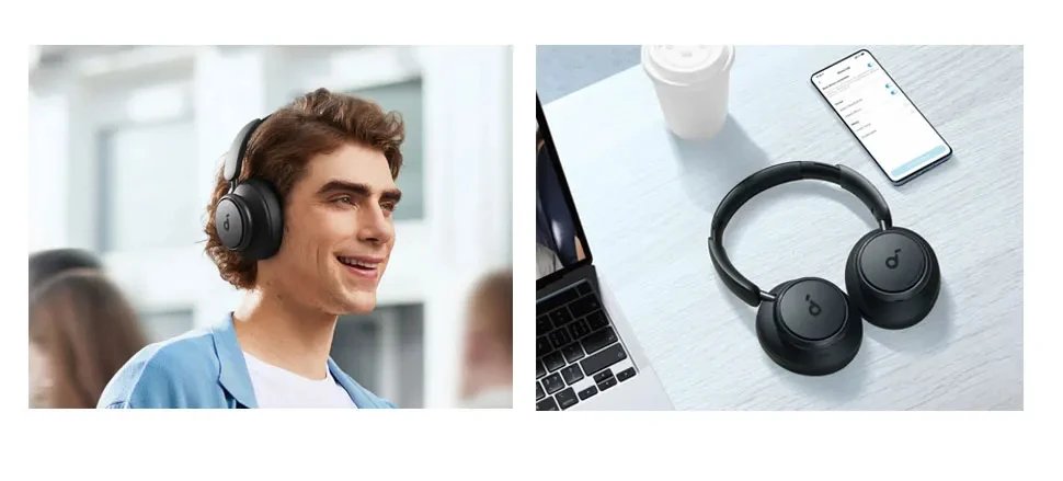 Original by Anker Soundcore Space Q45 Wireless Bluetooth Headphones Triple Dynamic Active Noise Cancellation LDAC HiRes