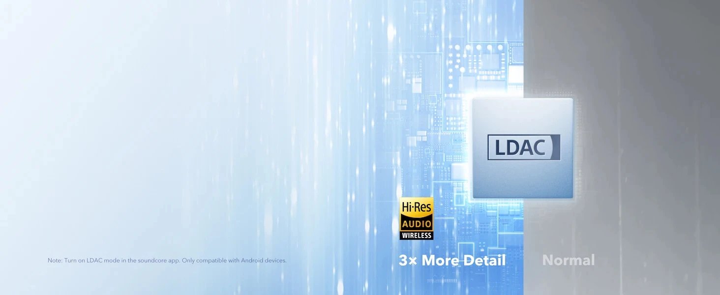 Original by Anker Soundcore Space Q45 Wireless Bluetooth Headphones Triple Dynamic Active Noise Cancellation LDAC HiRes