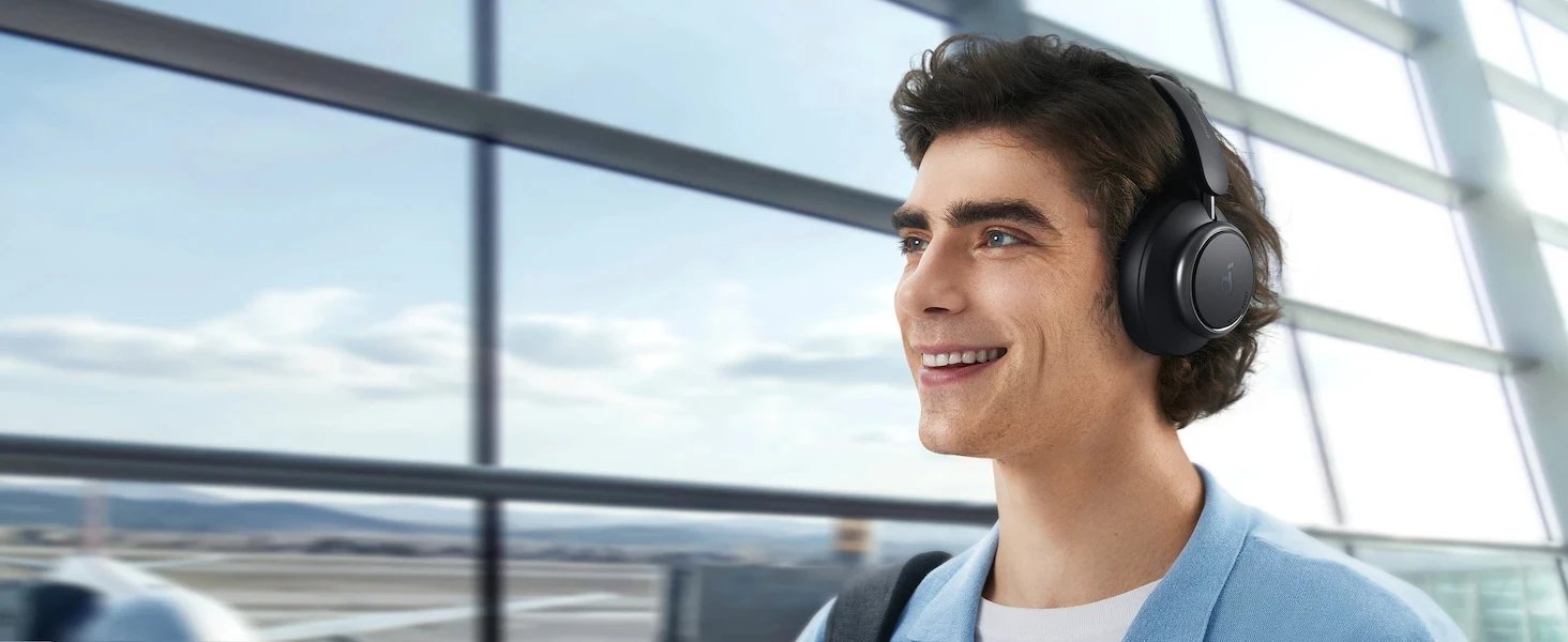 Original by Anker Soundcore Space Q45 Wireless Bluetooth Headphones Triple Dynamic Active Noise Cancellation LDAC HiRes