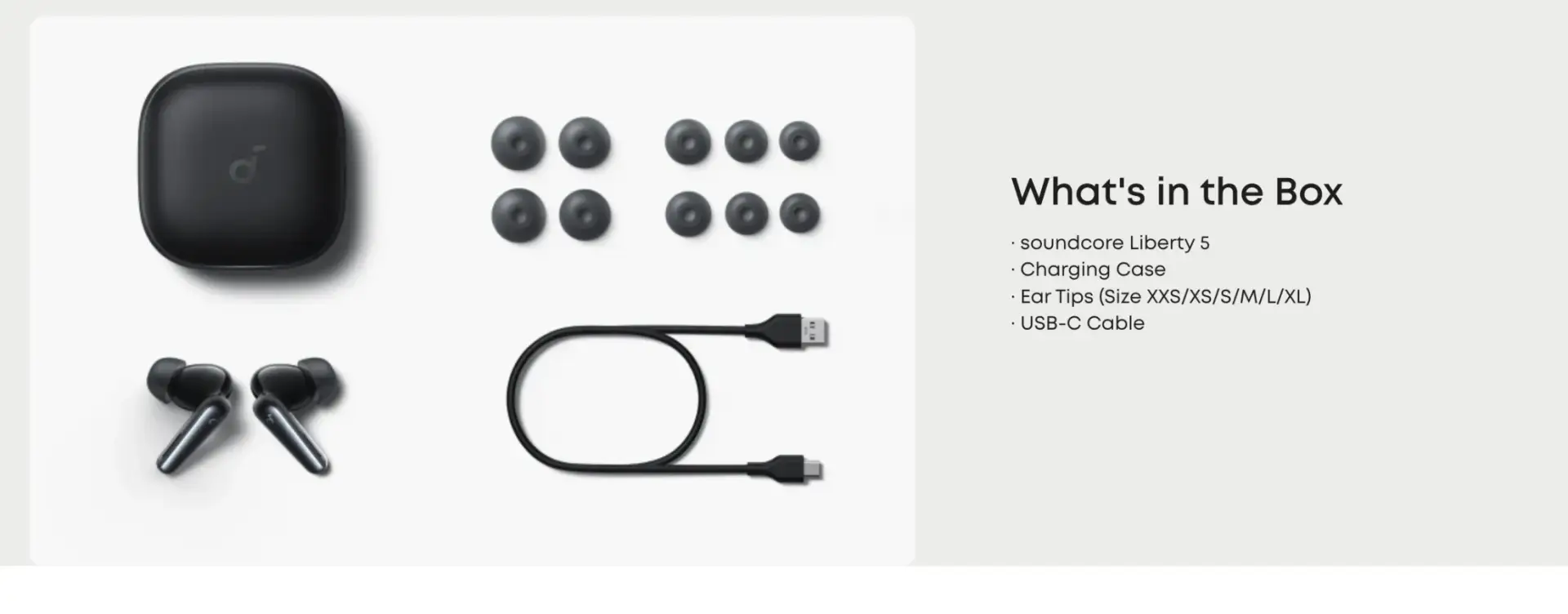 New Original Soundcore Liberty 5 A3957 Noise-Cancelling Earbuds with Dolby Audio Enjoy Dolby Audio, long-lasting noise